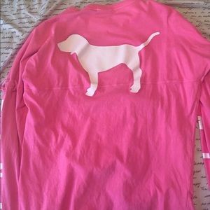 pink long sleeve